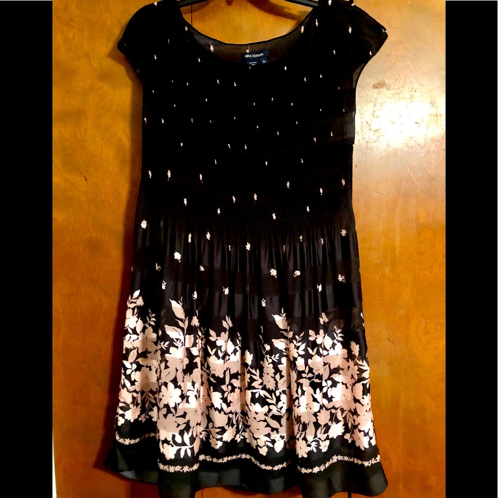 Cute Babydoll Party Dress with Cap Sleeves